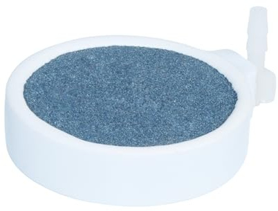 Uotyle Piedra de aire para pecera, difusor de burbujas de acuario de disco redondo silencioso nano burbujeador de oxígeno, aireador de piedra de aire para estanque y bomba hidropónica (5 cm +
