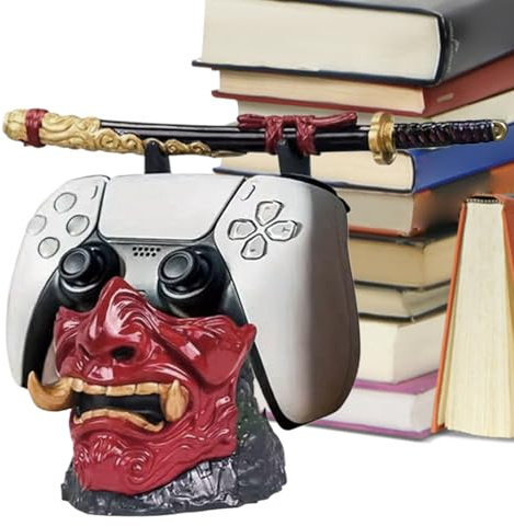 Support pour manettes de bureau, base suspendue pour manettes de jeux vidéo - Accessoires Gamer pour bureau et étagère dans la chambre d'enfant, le salon et la chambre