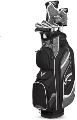 Callaway New Set Solaire, Palos de Golf para Mujer, 10 Piezas (9 Palos+Bolsa), Negro