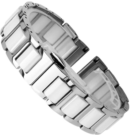 20 mm 22 mm keramiskt klockarmband Snabbkopplingsrem Utsättningsspänne Armband for kvinnor män