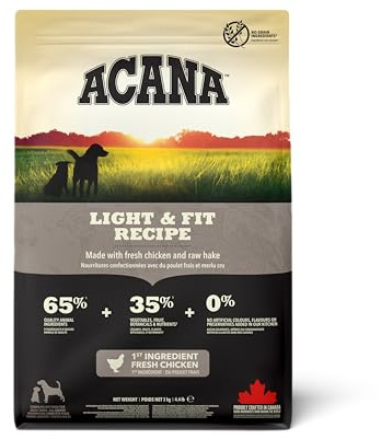 Acana Light and Fit Dog Food, 6 kg