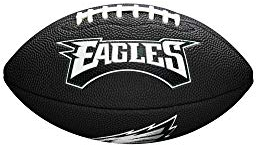 Wilson Unisex-Youth MINI NFL TEAM SOFT TOUCH FB BL PH American Football, BLACK,