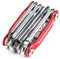 Kuuleyn Multi-Reparatur-Werkzeug-Set, Fahrrad-Multi-Tool, 11-in-1-Transformatoren Fahrrad-Reparatur-Werkzeug Fahrradtasche Multifunktions-Klappwerkzeug