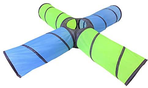 KNORRTOYS.COM 55440 lektunnel cirkelgrön-blå, grön, blå
