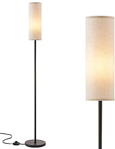 Aooshine Floor Lamp for Living Room Modern, Floor Lamps for Bedrooms, Modern Standing Lamp with Lampshade, 64'' Standard Tall Lamps for Living Room, Reading Light Floor Lamp(Bulb Included)