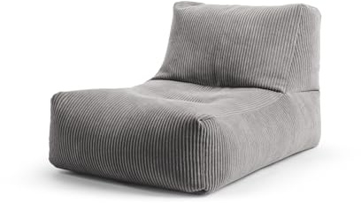 SITTING POINT only by MAGMA Shara Sitzsack Rock aus Cord – 100×65 cm Loungesessel, Cord Sitzsack für Erwachsene & Kinder, Gaming Sitzsack Sessel, Bean Bag Chair – pflegeleichter & robuster Bezug
