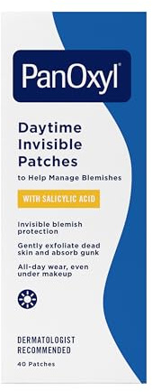 PanOxyl Daytime Invisible Patches, Salicylic Acid, 40ct, 20 Large & Small
