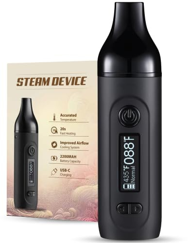 Dry Herb Vaporizer IOUQ GeminiPro (Metallic black)