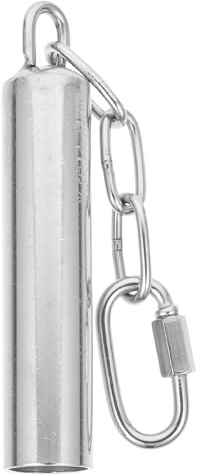 NUOBESTY Giocattolo Campanello per Uccelli in Acciaio Inox Campanellino Resistente da Appendere per Pappagalli e Calopsitte Giocattolo da Masticare per Gabbie Accessorio Multifunzionale