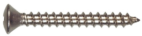 The Hillman Group 823738 Stainless Steel Oval Head Phillips Sheet Metal Screw, 14-Inch x 1-Inch, 100-Pack