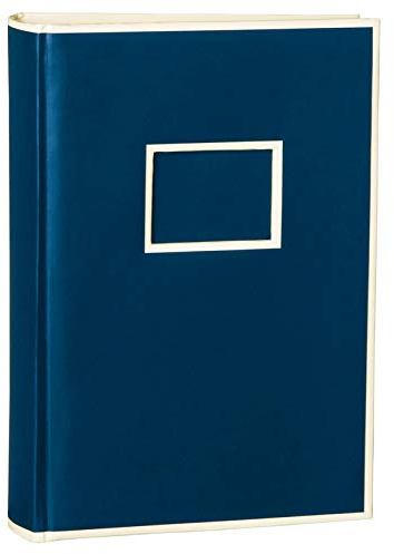 Semikolon 351117 300 Pockets Album - 22,5 x 32,8 cm - 100 Seiten cremefarben, für 300x 10x15 Fotos - marine dunkel-blau