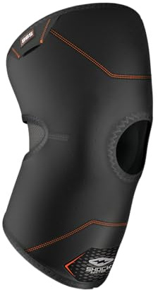 Shock Doctor Knee Support Compression, Light Support for Arthritis, Bursitis, Tendonitis, Patella Alignment, For Men & Women, Sold as Single unit (1)