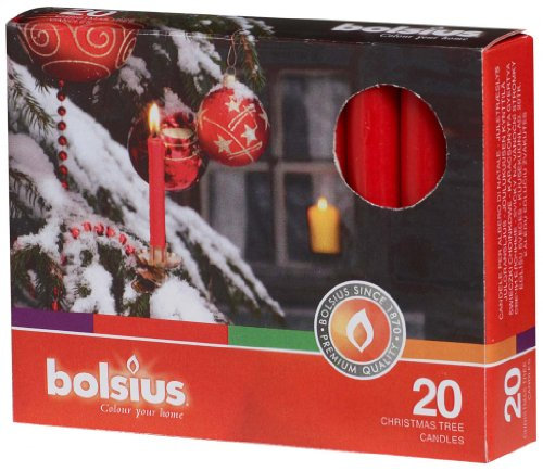 Bolsius Baumkerzen 97/13mm rot