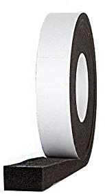 S&S-Shop Kompriband 5,6 m lang, 30/6 anthrazit, expandiert von 6 auf 24 mm, Fugenbreite 6-24 mm, Rollenbreite 30 mm, Acryl 300, Fugenband, Quellband, Dichtband