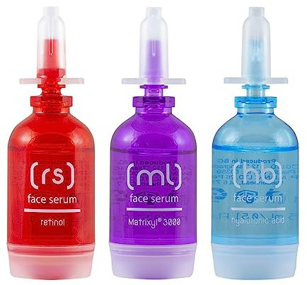 Skincyclopedia - Geschenkset für Frauen, Anti Aging Gesichtspflege Set, Beauty Geschenkset mit Retinol Serum, Gesichtsserum mit Hyaluron und Peptide Serum, perfekte Geburtstagsgeschenk, 3 x 15 ml