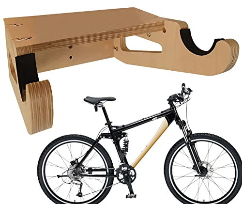 Soporte de Pared para Bicicletas | Soporte Colgar Bicicleta Pared | Portabicicletas Indoor | Armario Madera para El Almacenaje Bicicletas, Fácil de instalar, Accesorios para garaje portabicicletas
