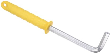 CoCud L-Handle Ball End Hex Key Wrench, 12mm Metric, CR-V L-Shape Long Arm Hexagon Head Spanner with Plastic Handle - (Applications: for Home Repair and Mechanical Maintenance), 1-Piece