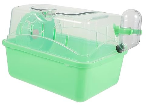 Ipetboom Hamster Cage Hamsters Cages Hamster Carrying Cage Hamster House Large Rat Cage Breeding Cages for Bunny Mouse Cage for Pet Mice Hampter Cages Gerbil Cage Acrylic Plastic Pet Cage