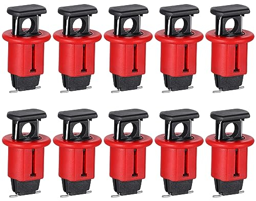 Miniature Circuit Breaker Lockout,10 PCS MCB Lock Off Kit for Electricians Professional Miniature Air Switch Lockout, Circuit Breaker Lockout Device for Power Isolation Miniature Circuit Breaker