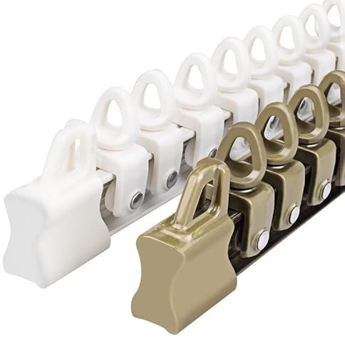Binario pieghevole per tende da soffitto, ad arco, per finestre, tipo U, ad angolo, flessibile, a forma di U, per un funzionamento fluido (doppio binario color champagne)