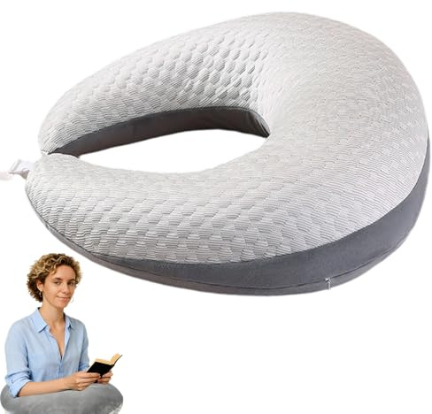 Cuscino a maglia, cuscino a maglia per sostegno, cuscino all'uncinetto, ergonomico, per lavori artigianali, lettura dei momenti creativi e da gioco, per letto e divano, cuscino per braccia, per