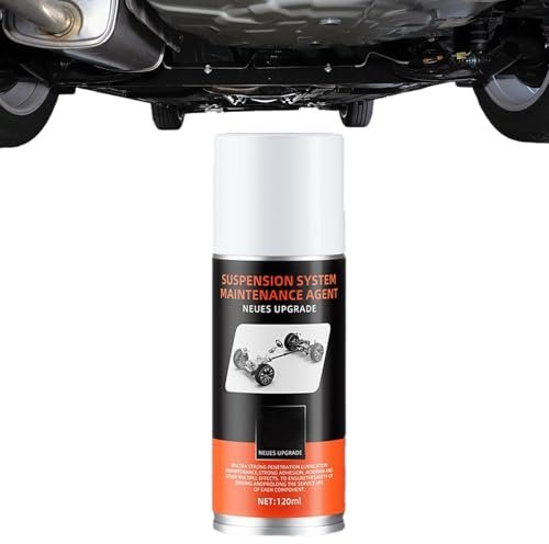 Njidher Spray Anticorrosivo Para Chasis De Coche,120 ml Lubricante Para Transmisión - Eliminación de Óxido del Chasis del Automóvil | Para Eliminación De Ruido En Vehículo, Camión, Remolque, SUV, RV,