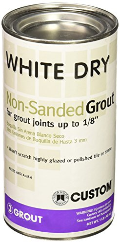 Custom Building Product WDG1 1lb White Non-Sanded Tile Grout