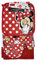 Disney Oven Mitt Pot Holder & Dish Towel 3 pc Kitchen Set (Minnie Mouse Red)