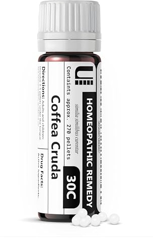 Coffea Cruda 30C Homeopathic Remedy, 200 Pellets, Urenus
