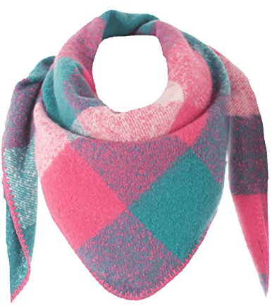 FASHION YOU WANT XXL Schal flauschig schal-tuch damen dicker dreieckstuch groß Wolle UNI Farben kuschelig (Kpetrol)