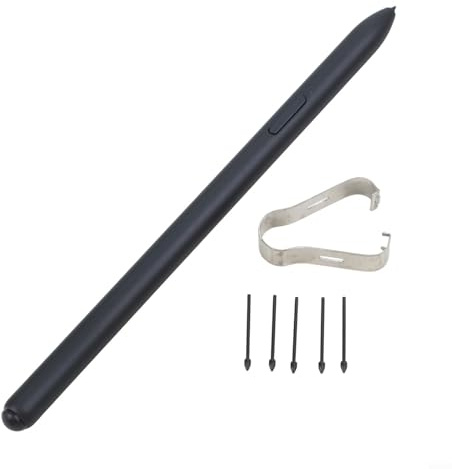 Zeroupshop Stylo d'écriture électromagnétique pour Kindle Scribe Appareil de prise de notes numérique avec 4096 niveaux de pression Technologie tactile anti-allergique Fonction gomme Cinq embouts de