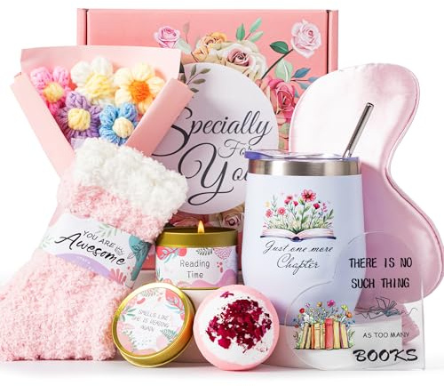 Book Lover Gifts for Women,Bookish Gifts for Readers Book Accessories for Reading Lovers Books Club Gift for Reader Cool Bookish Themed Items Set Bookworm Stuff Presents for Librarian, Girls,Friends