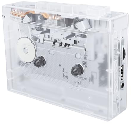 Bewinner Lettore di Cassette Portatile in Convertitore MP3, Alimentato a Batteria o USB con Jack AUX da 3,5 Mm, Digitalizzatore di Cassette Stereo per Casa, Auto, Viaggi, Design retrò