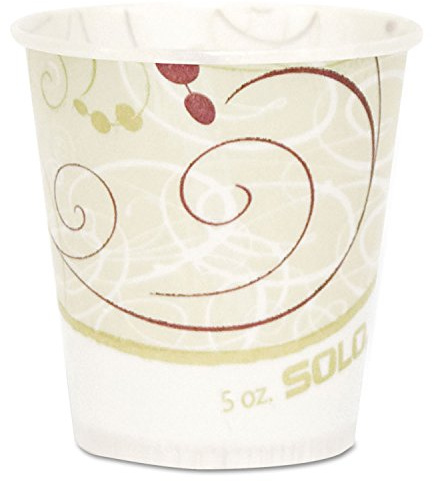 SOLO R53SYMPK Paper Water Cups, Waxed, 5oz, 100/Pack
