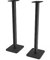 Kanto SP32PL 32 Inch Bookshelf Speaker Stands - 2 Pack - Steel Frames (Black)
