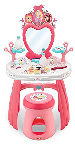 Smoby 320220 Disney Princess toalettbord, rosa, vit