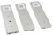Lámpara LED para parte inferior de muebles de cocina, 2 W x 3, 400 lm, 4000 K, ahorro de energía, carcasa de plata, lámpara de cocina, lámpara de armario, foco empotrable con interruptor, juego de 3