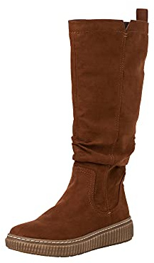 Jana Damen 8-8-25660-27 305 Kniehohe Stiefel, Cognac, 37 EU