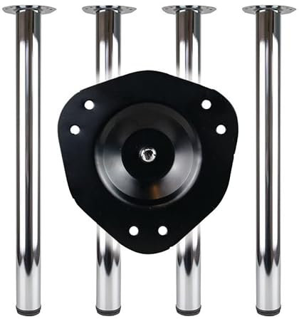 Tischbein-Set VA-Eff.60mm H.870mm Platten-Befestigung BMB