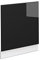 Vicco Frontblende Fame-Line, Schwarz-Eiche Hochglanz/Weiß, 60 cm ohne Arbeitsplatte