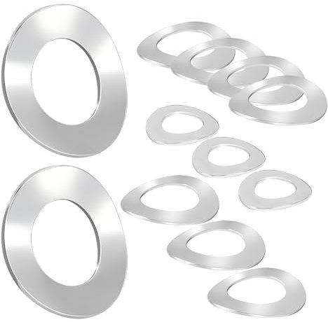Ctyjia 20 Pièces Rondelles Ondulées, Rondelles Ressorts en Acier Inoxydable, Rondelles Metal M6, Rondelles pour Boulon à Vis