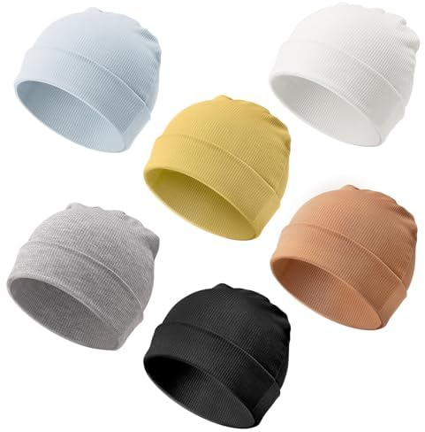 DRESHOW Unisex Bambino Berretti Neonato Ragazzi Ragazze Morbido Carino Cappello Caldo Ospedale Nursery Berretto per Bambini 3-24 Mesi