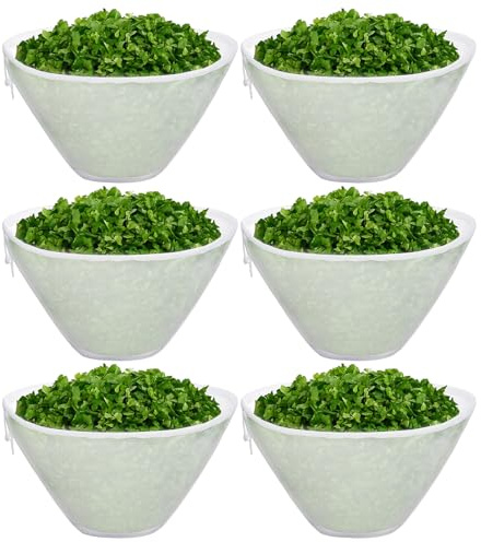 MBAIYO Bowl-Shaped Nylon Nut Milk Bags, 6PCS Bowl Shaped Fine Mesh Strainer Reusable Drawstring Cheese Cloth Filter Bags White for Almond Milk Greek Yogurt Juicing Coffee