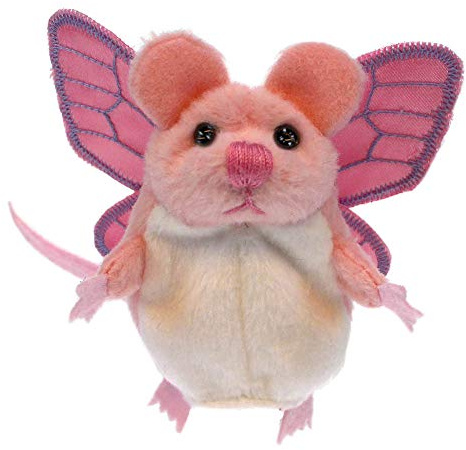 The Puppet Company - Finger Puppets - Mouse Pink with Wings