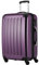 HAUPTSTADTKOFFER Alex - Mittelgroßer Hartschalenkoffer, 4 Rollen, Koffer, Trolley, Rollkoffer, Reisekoffer, Volumenerweiterung, 65 cm, 74 Liter, Aubergine
