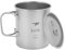 Keith Titan Becher Outdoor Mug Camping Tasse Mit Deckel Picknick Geschirr(450ml.Ti3204)