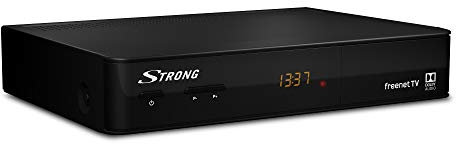 STRONG SRT 8540 digitaler terrestrischer HD Receiver - DVBT2 - geeignet für freenet TV - Irdeto - EPG - schwarz