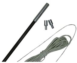 Fiberglas Bogengestänge 5,5 - 6 m x ø 12,7 mm