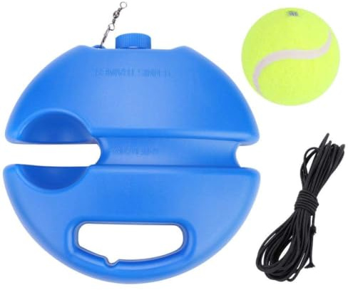 Alomejor Portable Tennis Rebound Ball Trainer – Adjustable Self-Practice Tool for Adults & Kids, Beginner-Friendly Indoor/Outdoor Tennis Training Aid with Durable Rubber Ball & Non