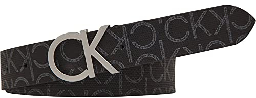 Calvin Klein Damen CK MONO BELT 3CM Gürtel,, per pack Schwarz (BLACK MONO 0GJ), 90|#90|#6641 (Herstellergröße: 90)
